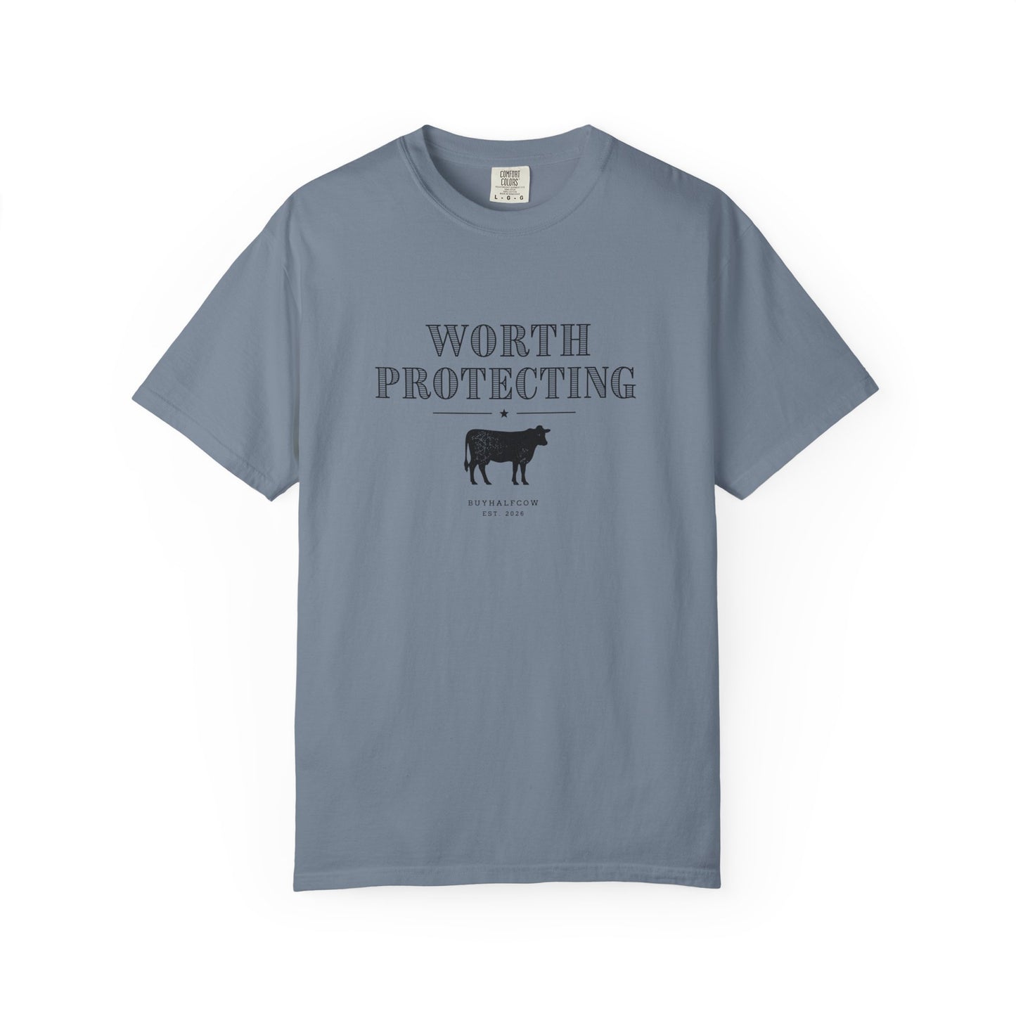 Worth Protecting Cow Graphic T-Shirt — Farm Animal Conservation Tee